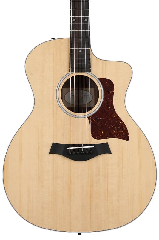 Taylor 214ce Deluxe Acoustic-electric Guitar - Natural with Layered Rosewood Back & Sides (2-pack) Bundle image 1
