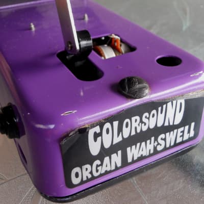 1973 Sola Sound Colorsound Organ Wah Swell  Purple Finish image 5