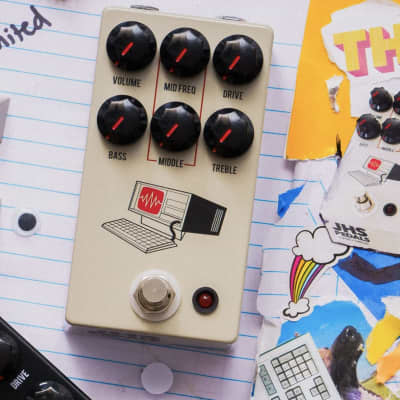 JHS Hard Drive Distortion Pedal 2024 - Tan- New! | Reverb