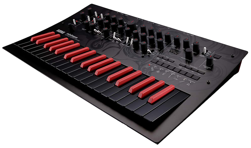 Korg Minilogue Bass 37-Key 4-Voice Polyphonic Synthesizer 2022 - Present - Black image 1