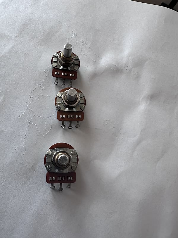 Fender Jazz Bass Pots 250k 1971 Reverb