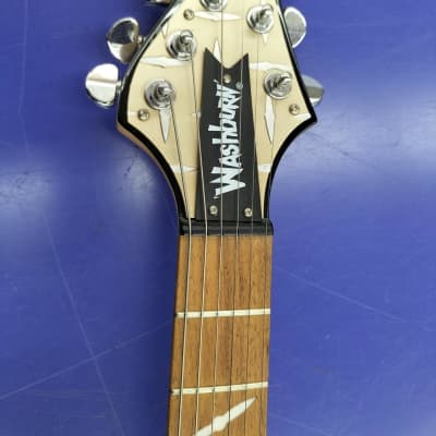 RARE Washburn PT-60 Flying V 2003 - Metal Silver Diamond
