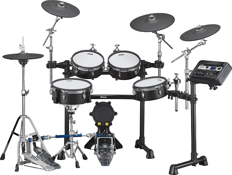 Yamaha DTX8K-M Electronic Drum Set with Mesh Heads - Black Forest image 1