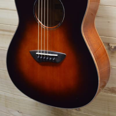 New Yamaha CSF3M Compact Folk Acoustic Electric Guitar Tobacco Brown Sunburst w/Hard Bag image 2