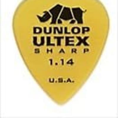 Dunlop Ultex Guitar Picks  Sharp  72 Pack  1.14mm  (433R)  Heavy image 2