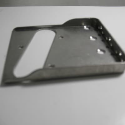 Logan 304 Stainless Steel modified  bridge plate 2019 Raw Stainless Steel image 4