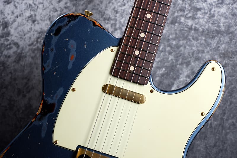 XTC-1 Master Grade Flame Maple Neck Heavy Aged ~Dark Lake Pracid Blue over  3 Tone Burst~3.30㎏