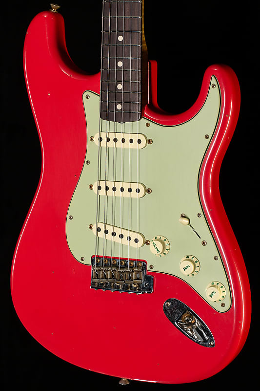 Fender Custom Shop Willcutt True '62 Stratocaster Journeyman Relic Fiesta Red Large C (771) image 1