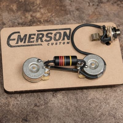 Emerson Custom Les Paul Junior 500k Prewired Kit Assembly image 1