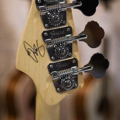 Fender Geddy Lee Jazz Bass - Maple Fingerboard - Black w/Deluxe Gig Bag - Floor Model image 6