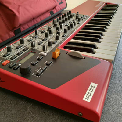 Clavia Nord Wave 49-Key 18-Voice Polyphonic Synthesizer - Red