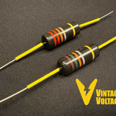 Luxe BumbleBee Capacitors Repro Oil-Filled .022uF - Matched Pair