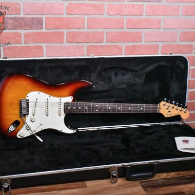 Fender Standard Stratocaster with Rosewood Fretboard Brown Sunburst 1988 w/OHSC image 2