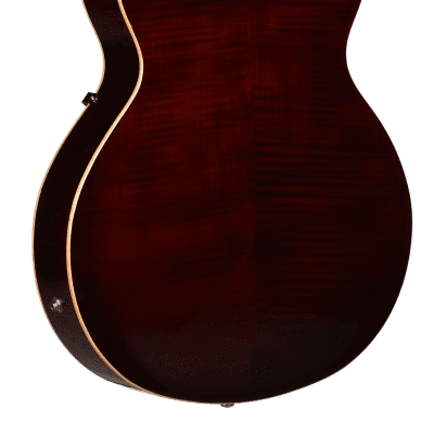 Teton F1433FMWR Flame Maple Hollow Body, Wine Red, New, Free Shipping Guitar Only image 3