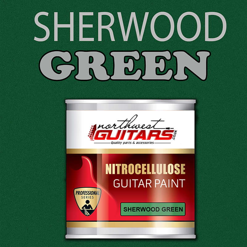 Sherwood Green Nitrocellulose Guitar Paint / Lacquer 400ml