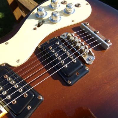 Mosrite Stereo 350,  ca. 1973, dark brown sunburst, excellent condition, appears all original image 16