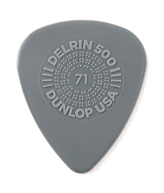 Dunlop Prime Grip Delrin 500 .71mm Guitar Picks - 12 Pack image 1