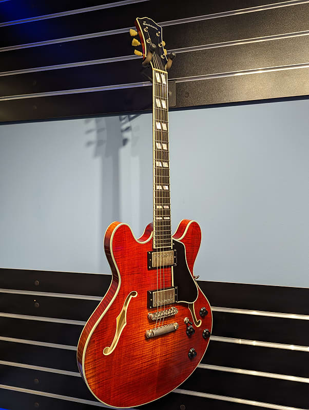 Eastman T59/V Thinline Guitar Antique Classic Finish w/ Hardshell Case image 1
