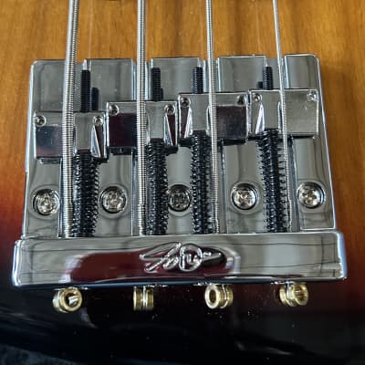 Fender  Geddy Lee Signature Jazz Bass 3TS  - Three Tone Sunburst /9lbs. 5.5oz #MX22225945 image 8