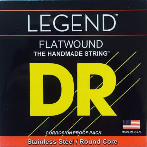 DR FL-12 Legend Flatwound Light Electric Guitar Strings 12-52