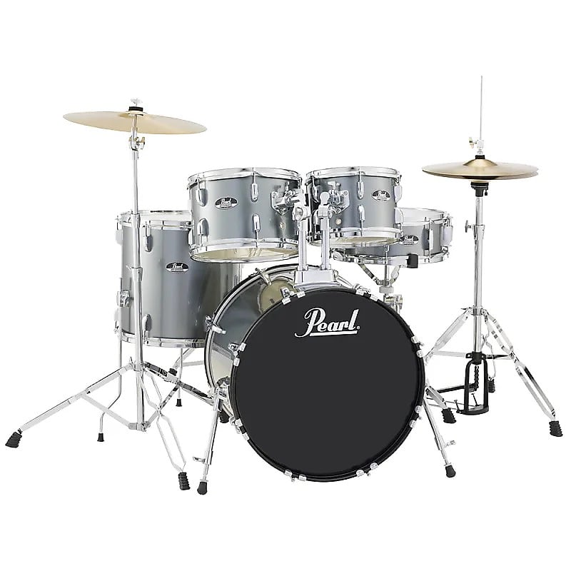 Pearl RS505C Roadshow 10 / 12 / 14 / 20 / 14x5" 5pc Drum Set with Hardware, Cymbals image 1