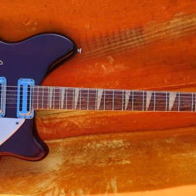 1968 Rickenbacker 375 Burgundy Glo Vintage Semi-Hollow with Rick-O-Sound & Accent Vibrato with Hardshell Case image 6