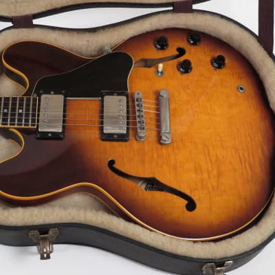 Gibson ES-335 Dot Reissue 1986 Sunburst ~ Super Flame Top and Back image 18