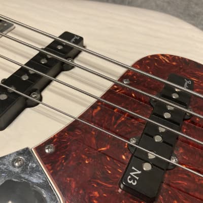 Fender American Deluxe Jazz Bass 2014 - White Blonde image 15