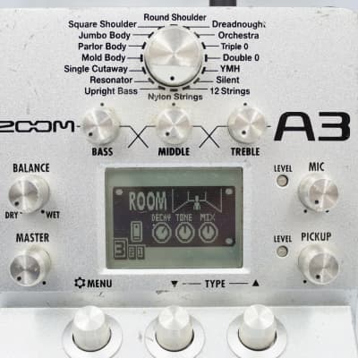 Zoom A3 Acoustic Guitar Preamp and Multi-Effect | Reverb