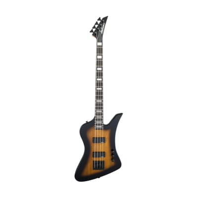 [PREORDER] Jackson JS Series Kelly Bird Bass IV JS2 Guitar, Amaranth FB, Tobacco Burst for sale