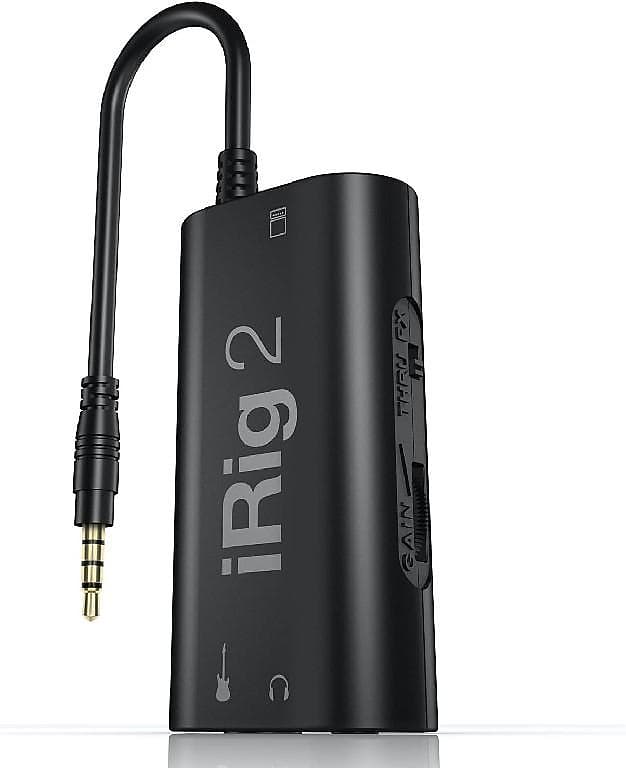 IK Multimedia iRig 2 Portable Guitar Audio Interface, Lightweight Audio