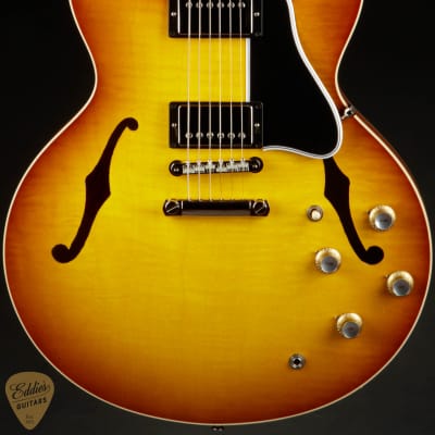 Gibson Custom Shop PSL '64 ES-335 Figured Reissue Gloss Golden Poppy Burst image 2