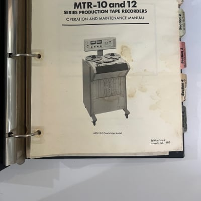 Otari Mtr-15 reel to reel recording machine 1990 Otari