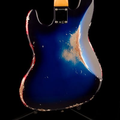 Fender Custom Shop 1963 Jazz Bass Heavy Relic Desert Sunset Truetone Color Set image 14