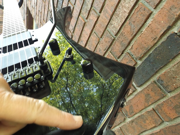 Jackson KEXMG Quilt Maple Top, Kelly, Trans Black, EMG 81/85