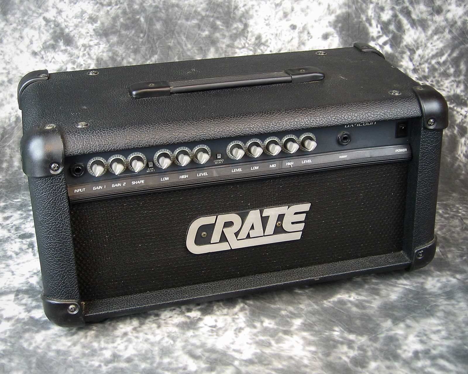 Crate GX1200H 2Channel 100Watt Solid State Guitar Amp Head Reverb