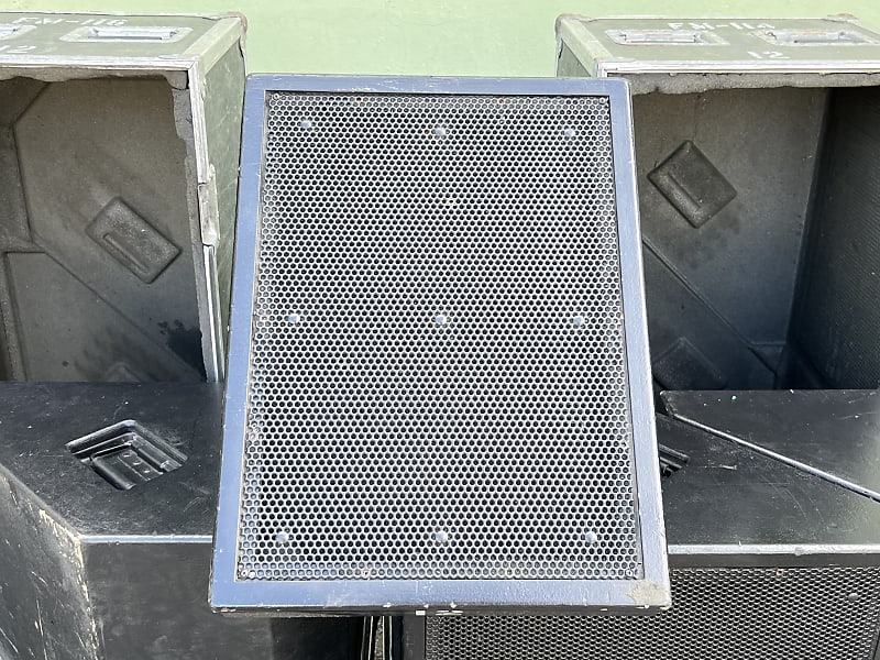 Unbranded Empty Stage Monitor W/Case and No Reverb