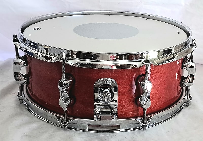 MARTIAL PERCUSSION CUSTOM SNARE DRUM 14 X 5.5" 8 LUGS 2023 - GALA APPLE LACQUER FREE SHIP CUSA! image 1
