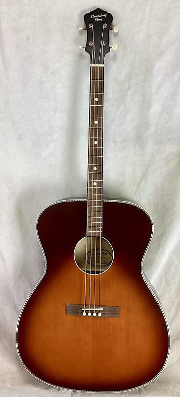 Octave Tenor Guitar (tuned one octave down) / Mandocello / Tenor Guitar conversion Recording King Dirty 30s image 1