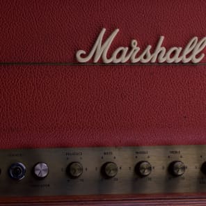 Marshall Super Lead 100 Modified High Gain 1969 Red/Natural image 9