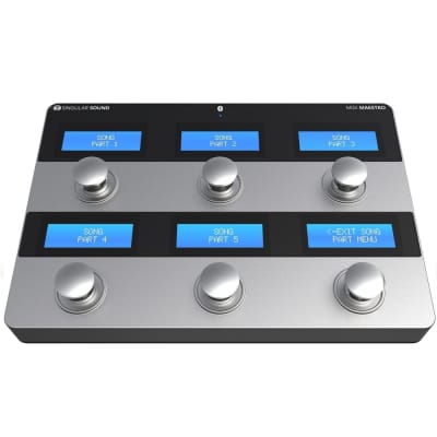 SINGULAR SOUND MIDI MAESTRO Floor Foot Controller with Built in Screens and Mobile App image 3