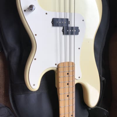 Fender 1989 Squier 2 Precision Bass 1989 Olympic white pearl image 5