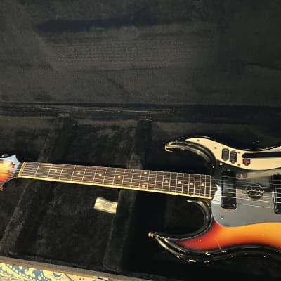 1960s Standel Custom Deluxe Sunburst Solid-body Electric Guitar with Hardshell Case image 16