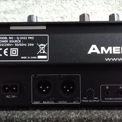 DJ機材 American Audio Q-2422 PRO DJ機材 American Audio Q-2422 PRO AMERICAN AUDIO Q-2422 MKII