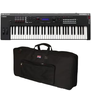 Yamaha MX61 61-Key USB/MIDI Keyboard Synth Controller Black + Gator Soft Case