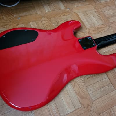80's 1985 Fender Jazz Bass Special PJ 555 Japan in Rare RED color Duff style image 9