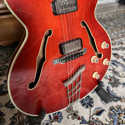 Hofner Verithin c 1960’s Cherry original vintage Germany höfner image 4