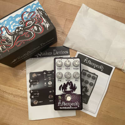 EarthQuaker Devices Afterneath v2 Purple Sparkle Limited Edition image 7