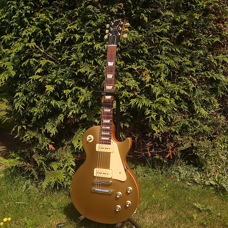 Gibson Les Paul Studio '60s Tribute P90s Gold Top With String Butler and Gibson Case- 2011 image 1
