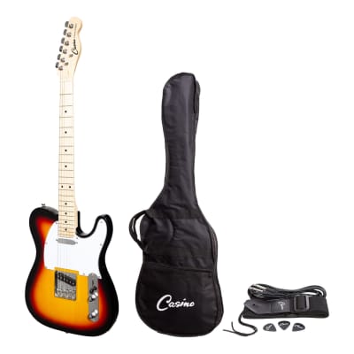 Casino TE-Style Electric Guitar Set (Sunburst) for sale